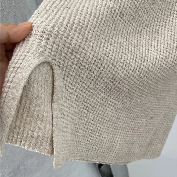 Aerie Cream Wide Leg Pants - Picture 5 of 6